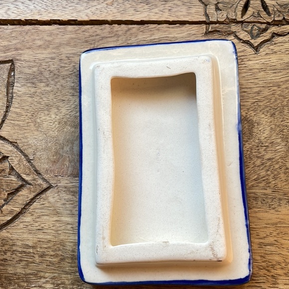 Beautiful Home Accent  Box! NWT! Ceramic cover, wooden box. - Picture 12 of 13